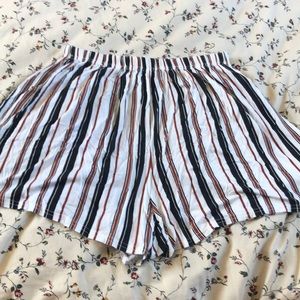 Flowy Striped Shorts